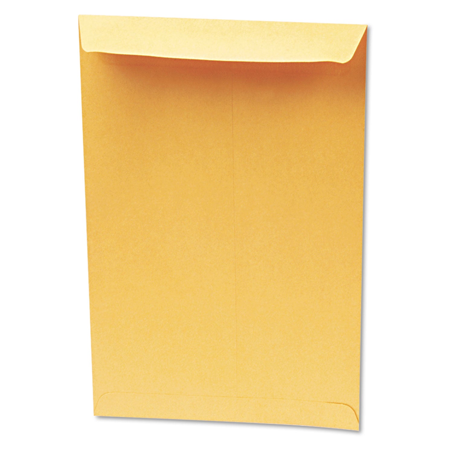 Redi-Seal Catalog Envelope, #13 1/2, Cheese Blade Flap, Redi-Seal Adhesive Closure, 10 x 13, Brown Kraft, 100/Box - 