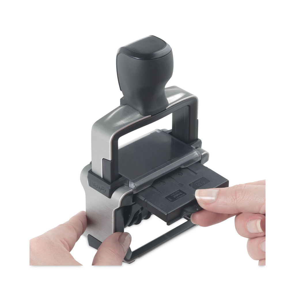 Professional Self-Inking Numberer, Ten Bands/Digits, Type Size: 2, Black - 