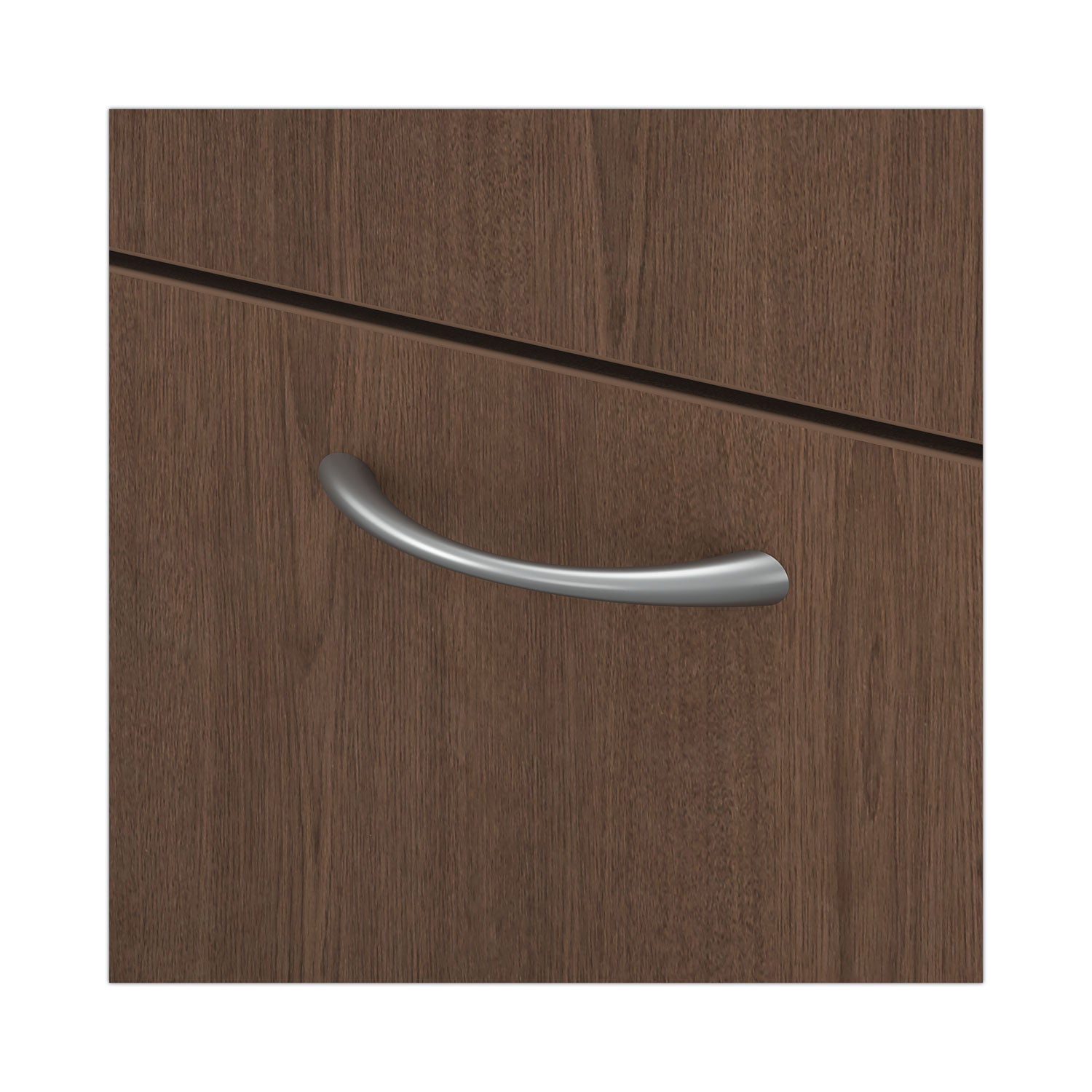 Mod Support Pedestal, Left or Right, 2-Drawers: Box/File, Legal/Letter, Sepia Walnut, 15" x 20" x 20