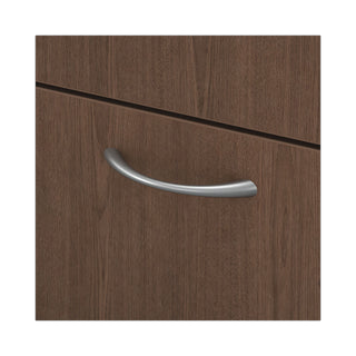 Mod Support Pedestal, Left or Right, 2-Drawers: Box/File, Legal/Letter, Sepia Walnut, 15" x 20" x 20