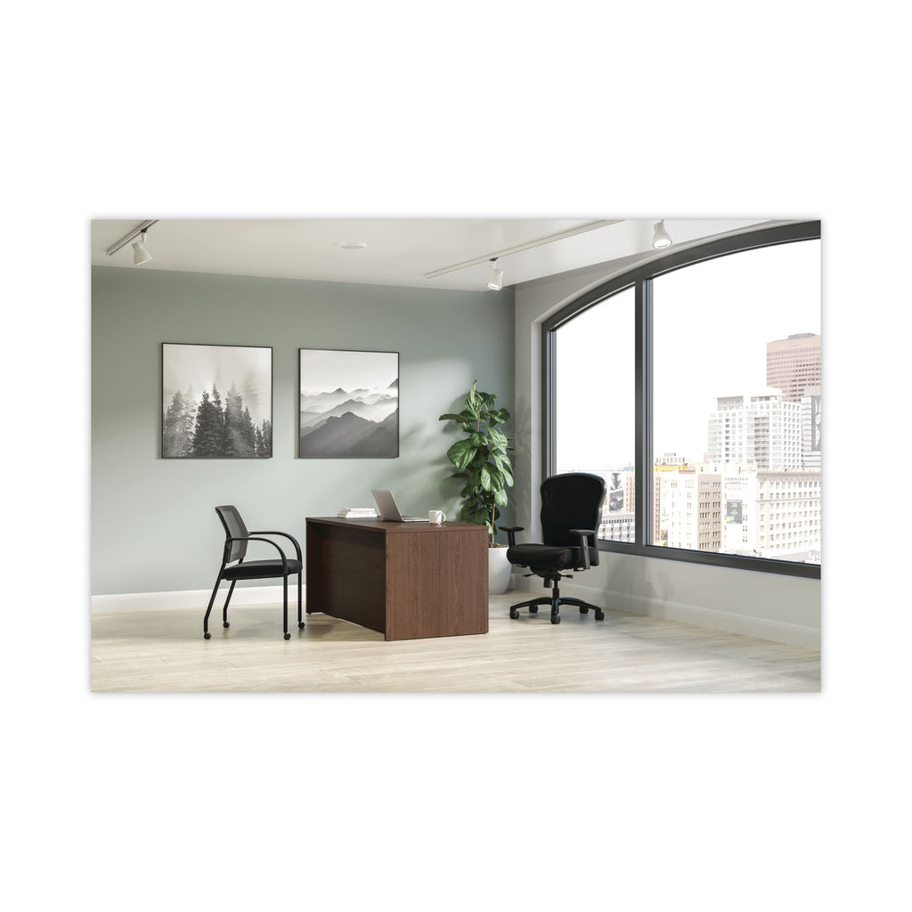 Mod Desk Shell, 72" x 30" x 29", Sepia Walnut, 2/Carton