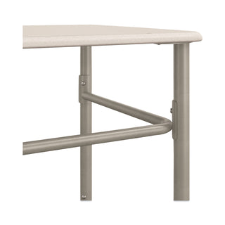 SmartLink Student Desk, Rectangle, 20" x 26" x 23" to 33", White, 2/Carton