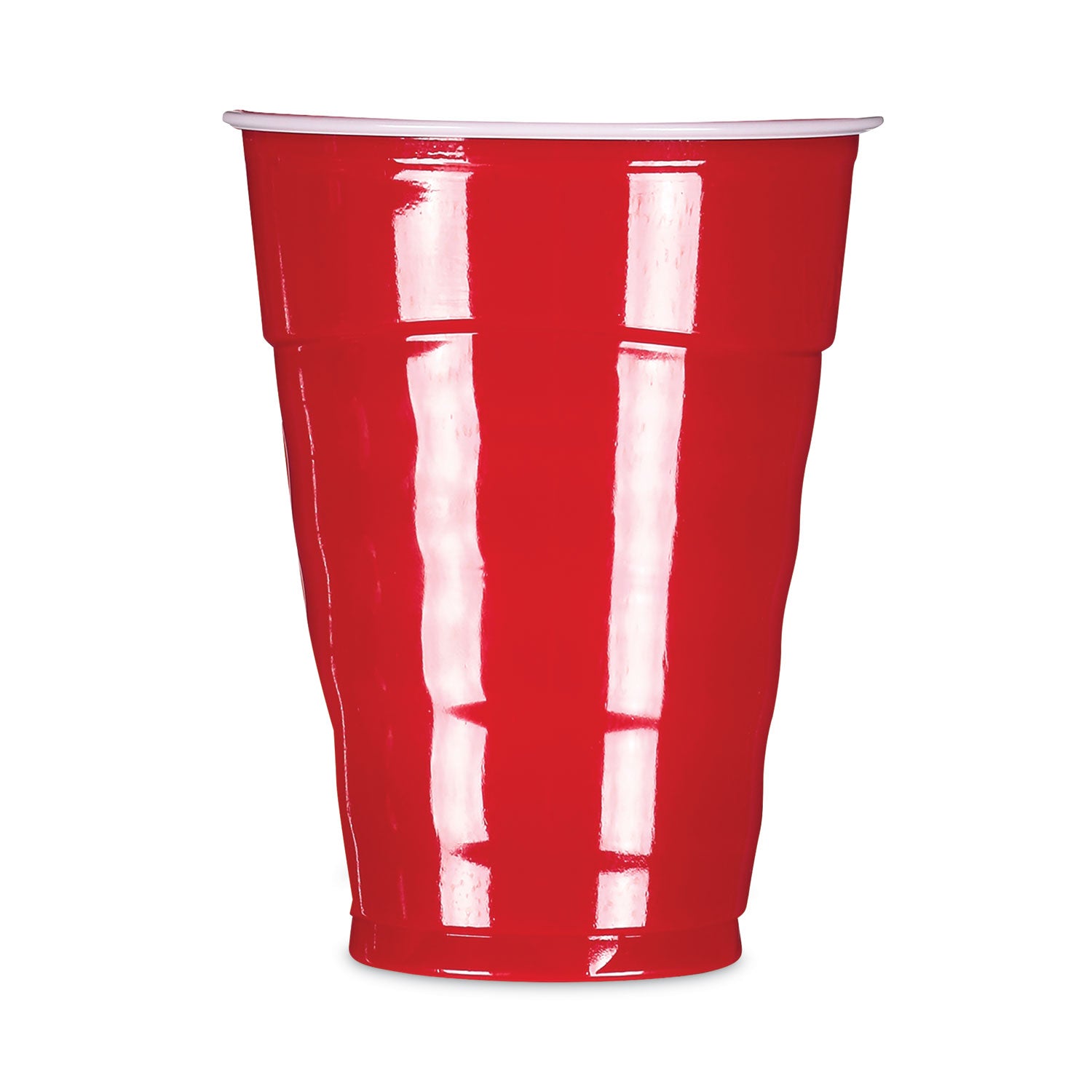 easy-grip-disposable-plastic-party-cups-9-oz-red-50-pack_rfpc20950 - 1