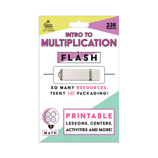 In a Flash USB, Intro to Multiplication, Ages 7-9, 236 Pages