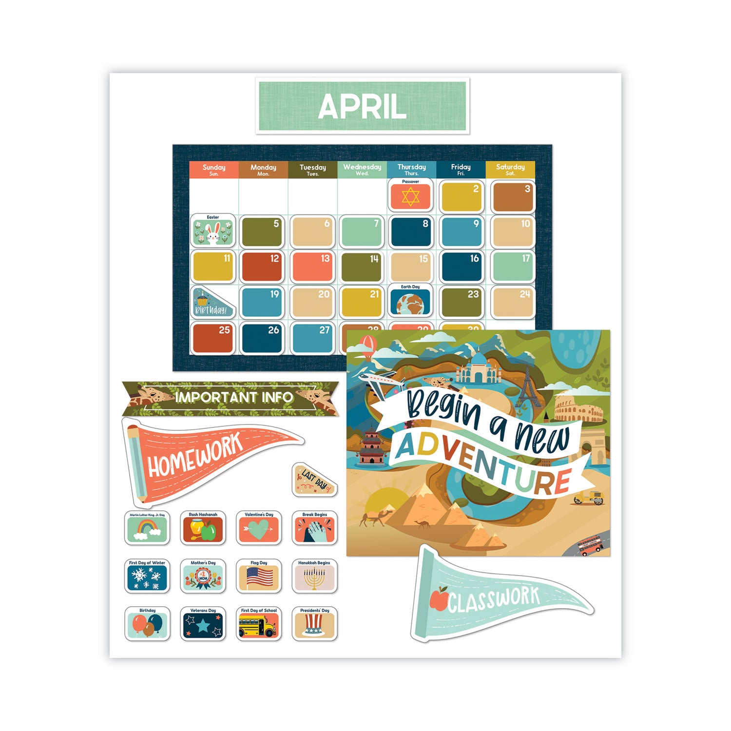 calendar-bulletin-board-set-lets-expolore-123-pieces_cdp110556 - 1