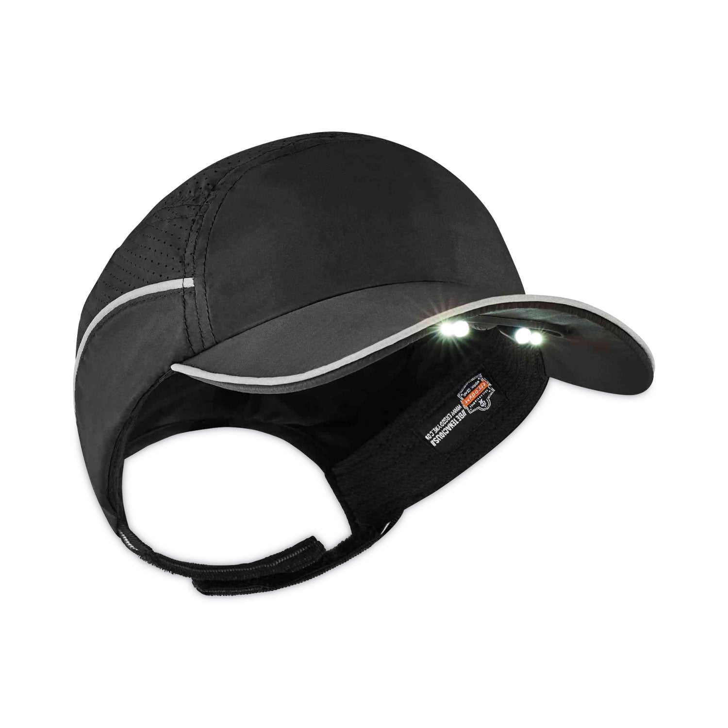 skullerz-8965-lightweight-bump-cap-hat-with-led-lighting-long-brim-black-ships-in-1-3-business-days_ego23369 - 6