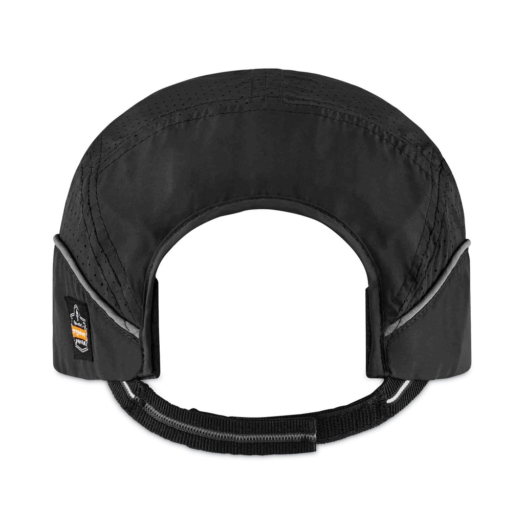 Skullerz 8965 Lightweight Bump Cap Hat with LED Lighting, Short Brim, Black, Ships in 1-3 Business Days
