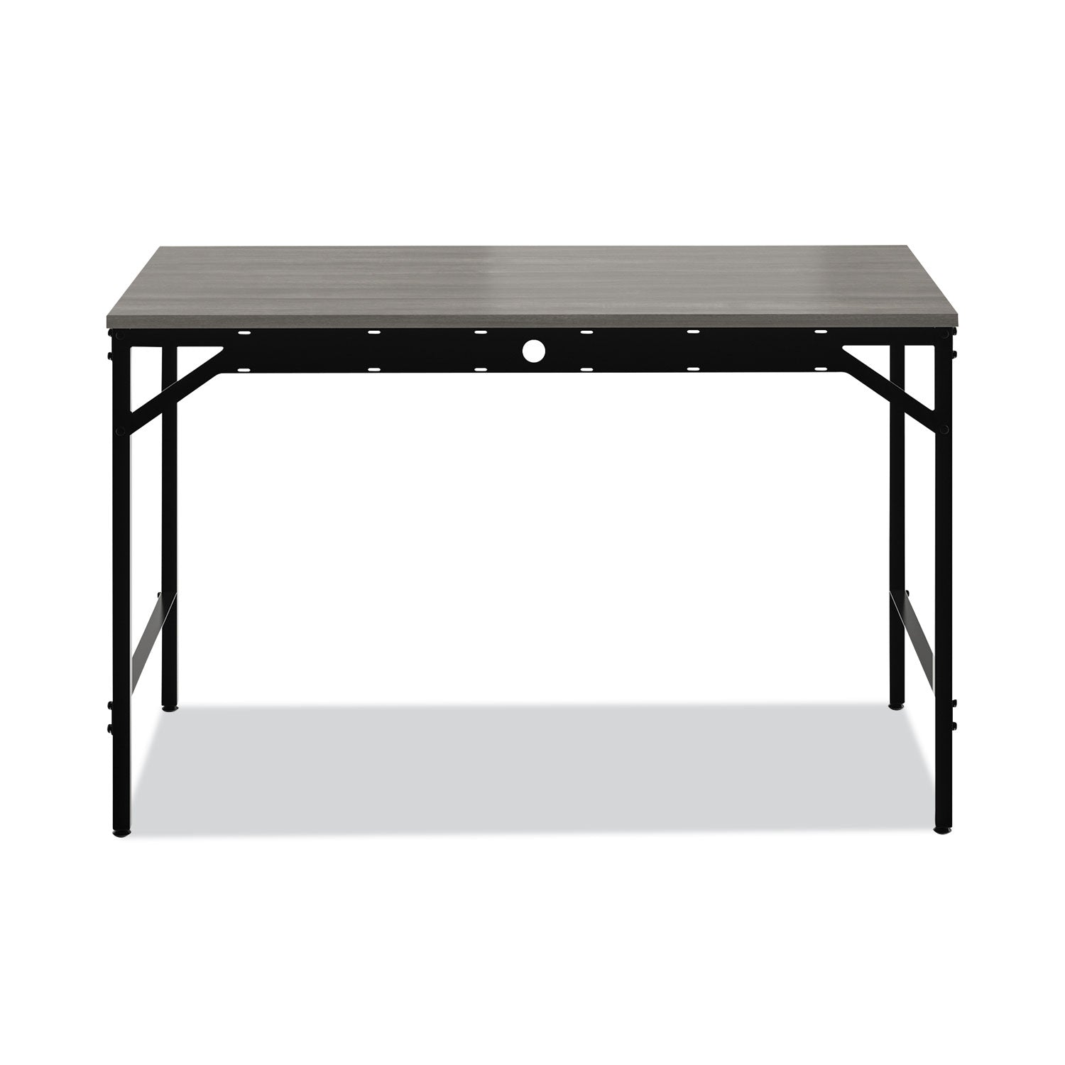 Simple Work Desk, 45.5" x 23.5" x 29.5", Gray
