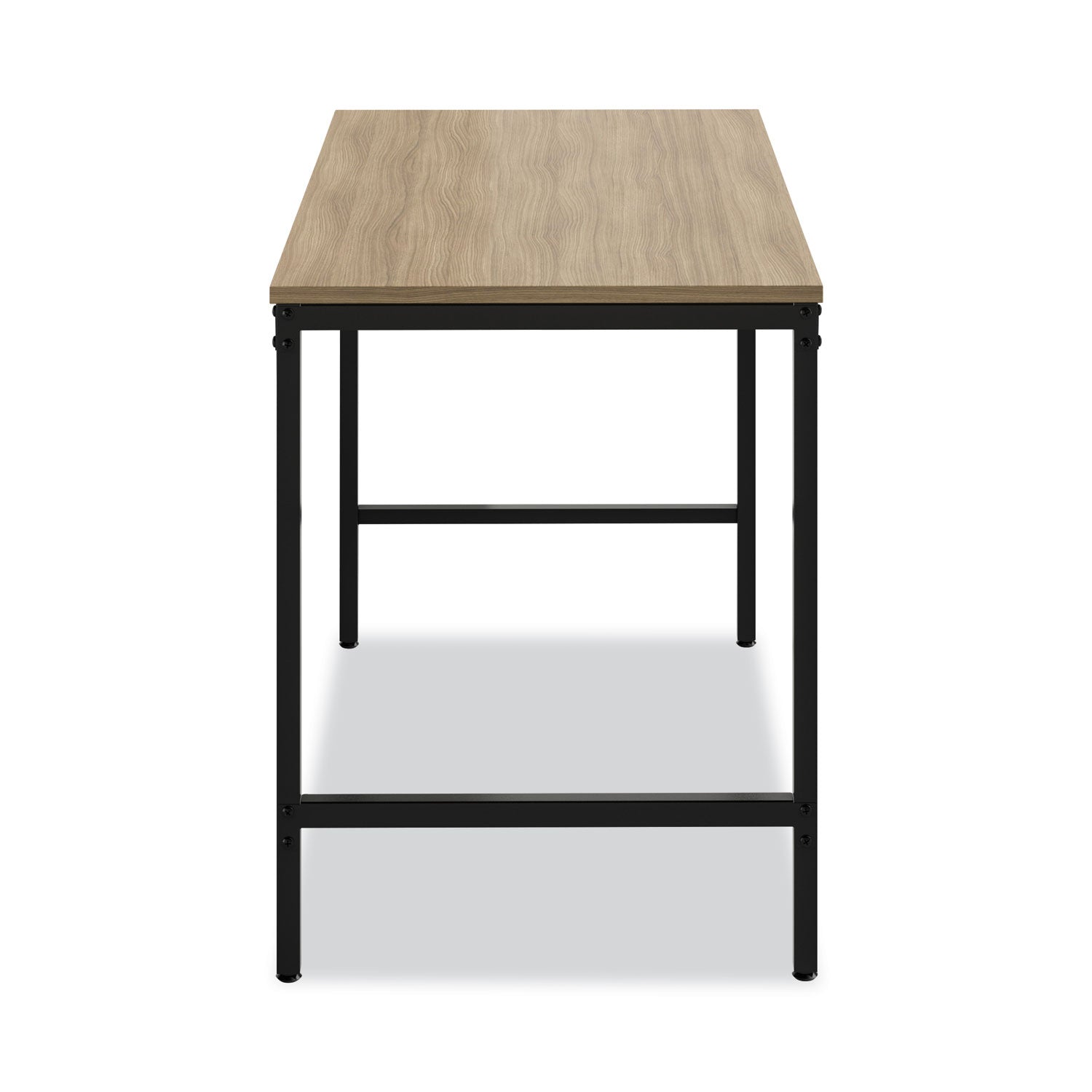 Simple Work Desk, 45.5" x 23.5" x 29.5", Walnut