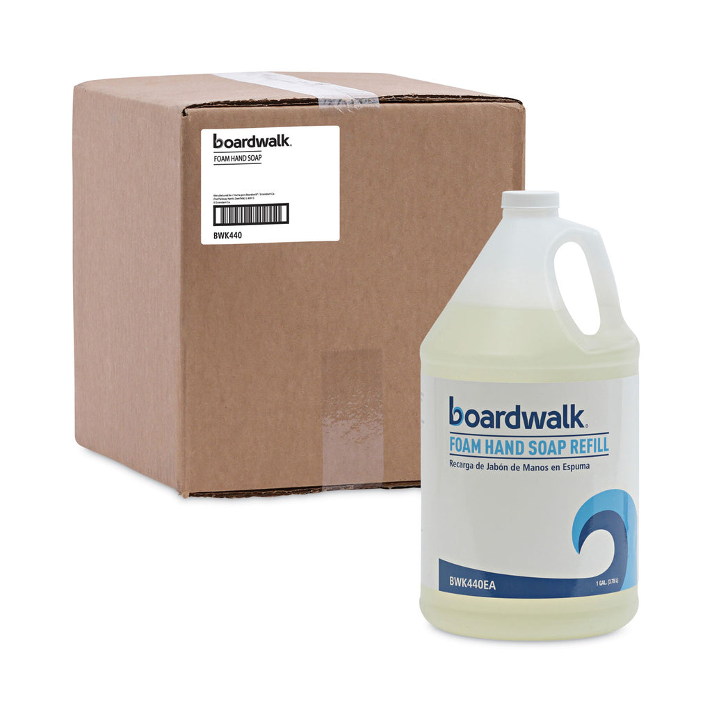 Foaming Hand Soap, Herbal Mint Scent, 1 gal Bottle, 4/Carton