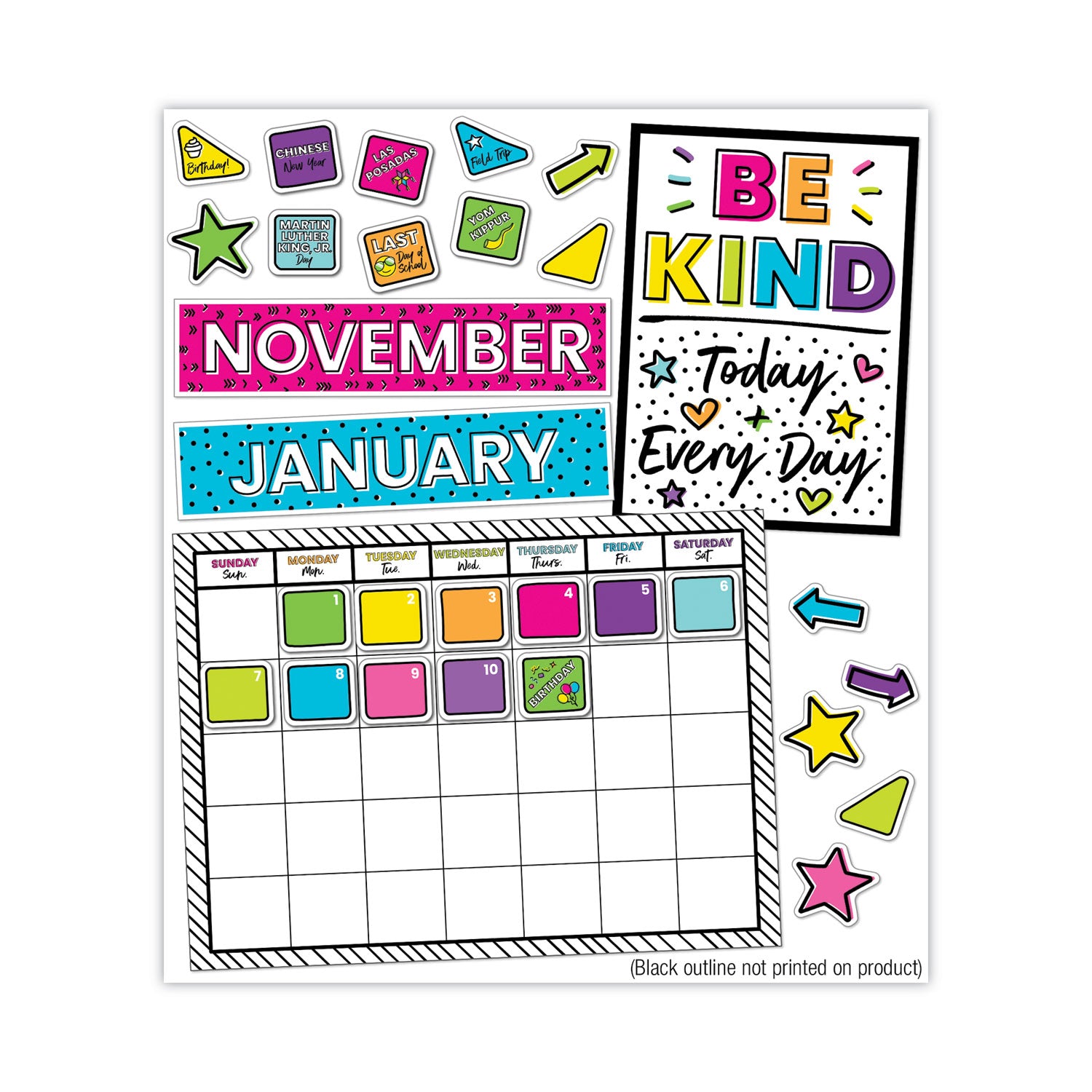 calendar-bulletin-board-set-kind-vibes-129-pieces_cdp110522 - 1