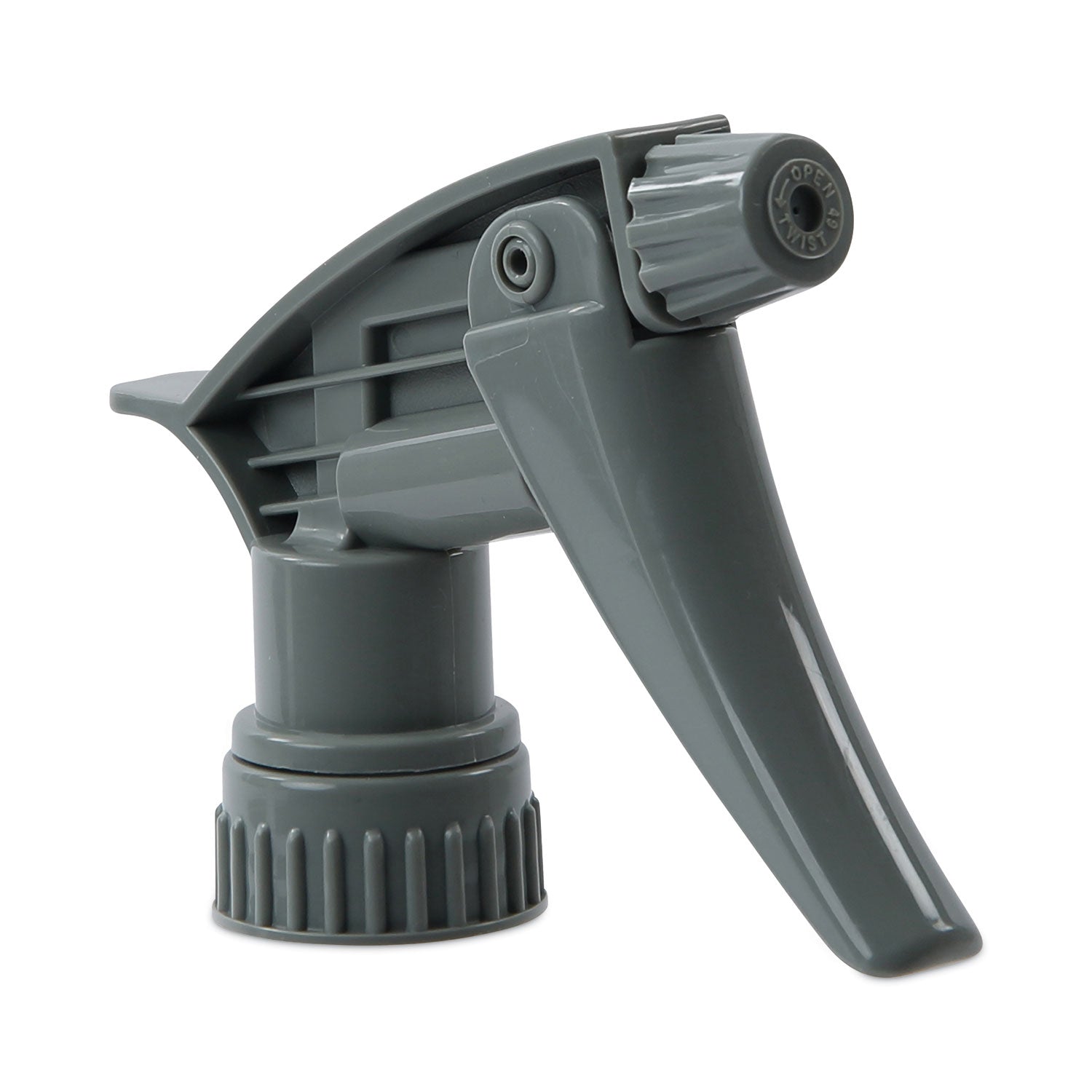 Chemical-Resistant Trigger Sprayer 320CR, 7.25" Tube, Fits16 oz Bottles, Gray, 24/Carton - 