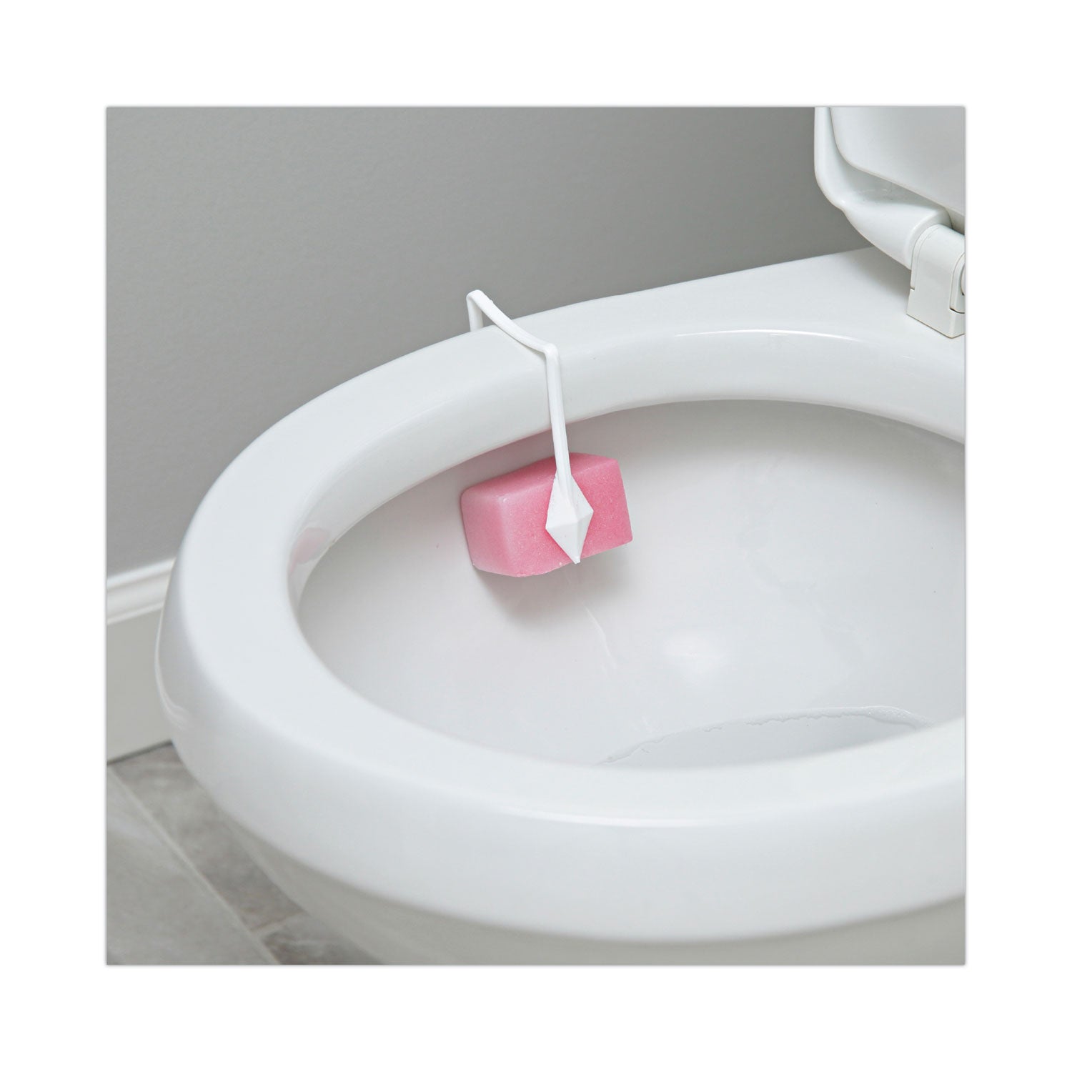 Toilet Bowl Para Deodorizer Block, Cherry Scent, 4 oz, Pink, 144/Carton - 