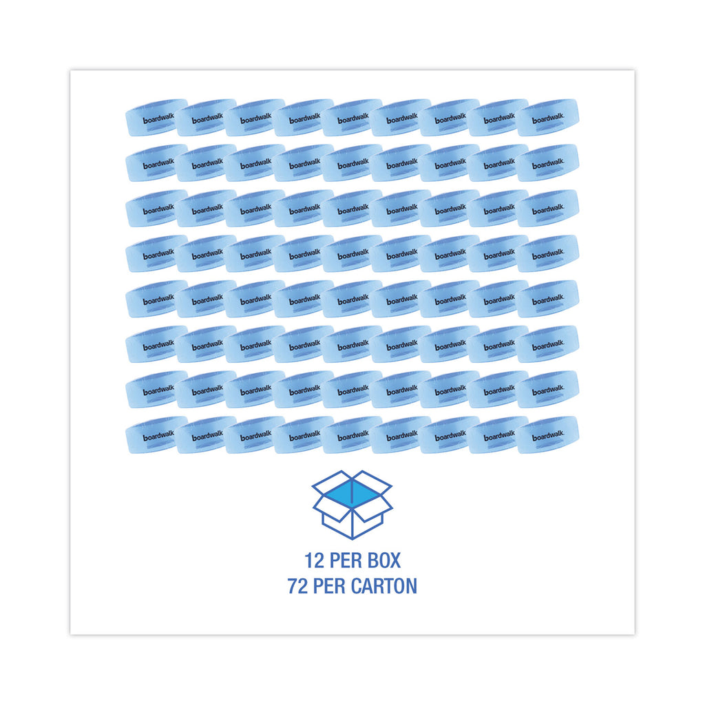 Bowl Clip, Cotton Blossom Scent, Blue, 12/Box, 6 Boxes/Carton