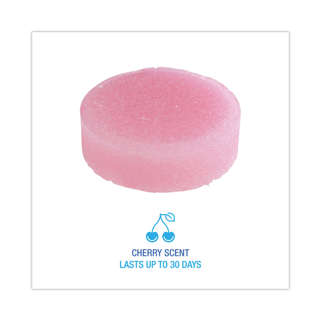 Urinal Para Deodorizer Blocks, Cherry Scent, 4 oz, Red, 144/Carton