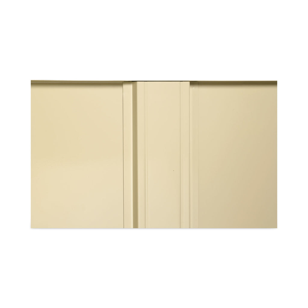 Assembled 72" High Heavy-Duty Welded Storage Cabinet, Four Adjustable Shelves, 36w x 18d, Putty - 