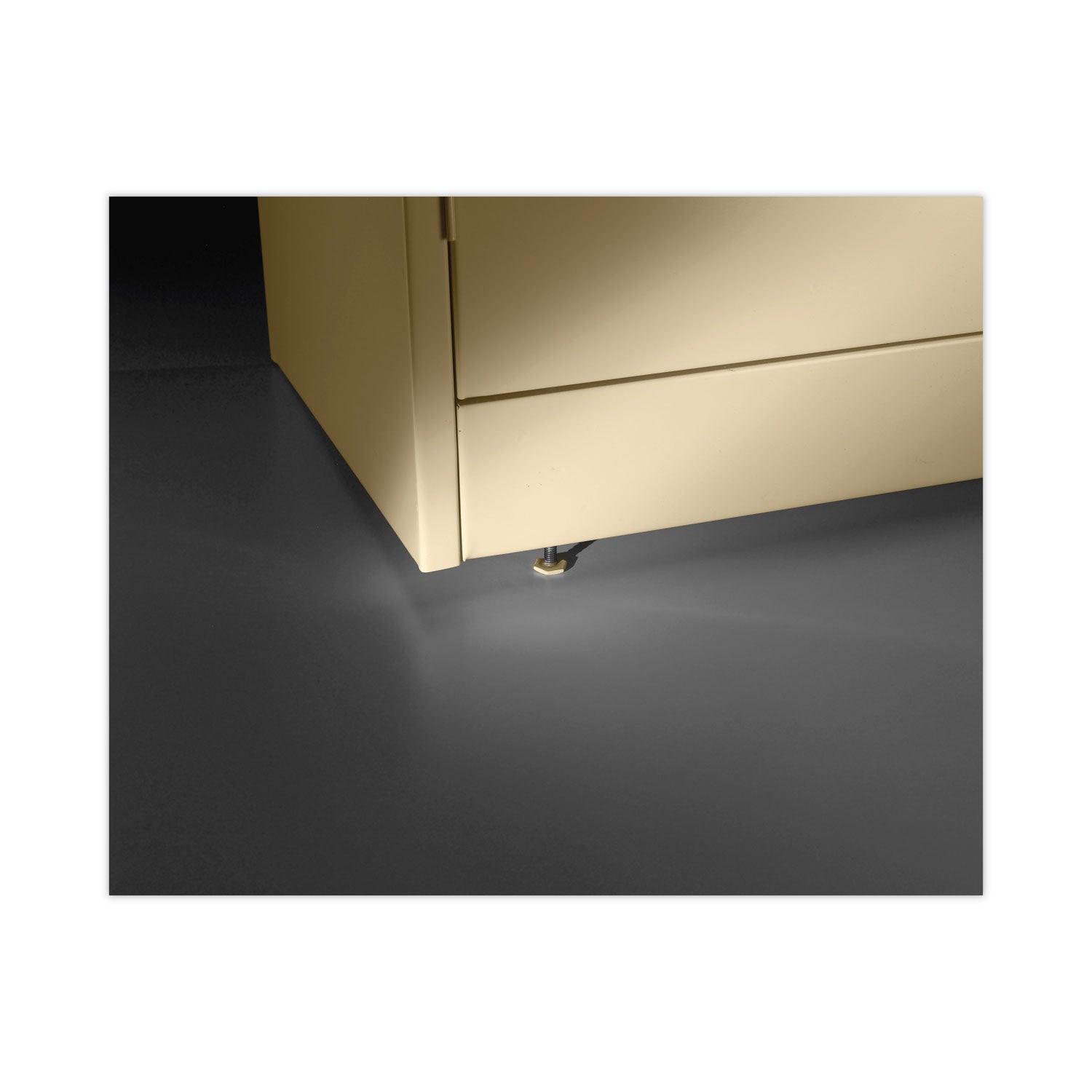 Assembled 72" High Heavy-Duty Welded Storage Cabinet, Four Adjustable Shelves, 36w x 18d, Putty - 