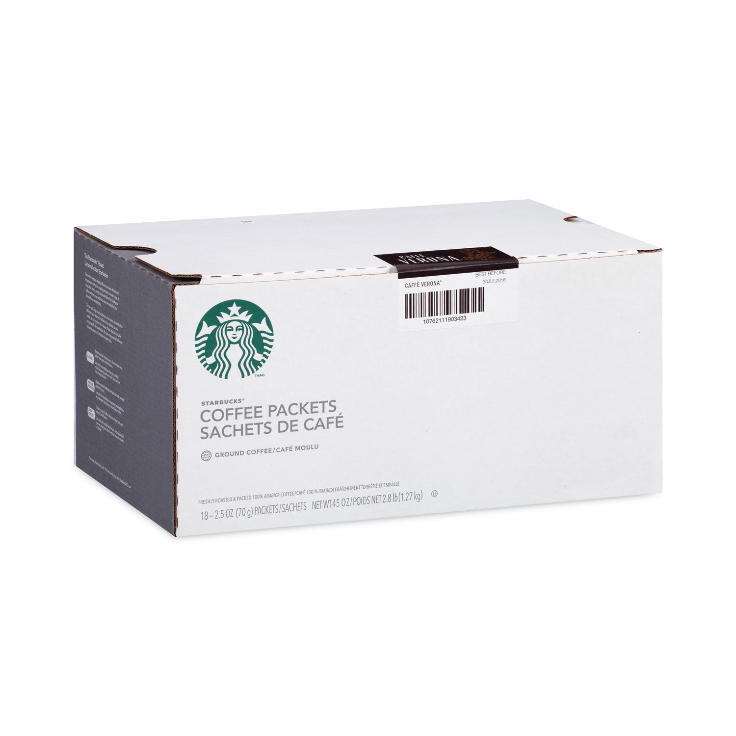 Coffee, Caffe Verona, 2.5 oz Packet, 18/Box - 