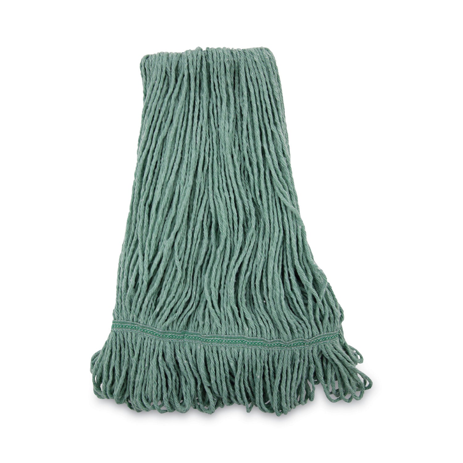 mop-head-premium-standard-head-cotton-rayon-fiber-medium-green-12-carton_bwk502gnnb - 1