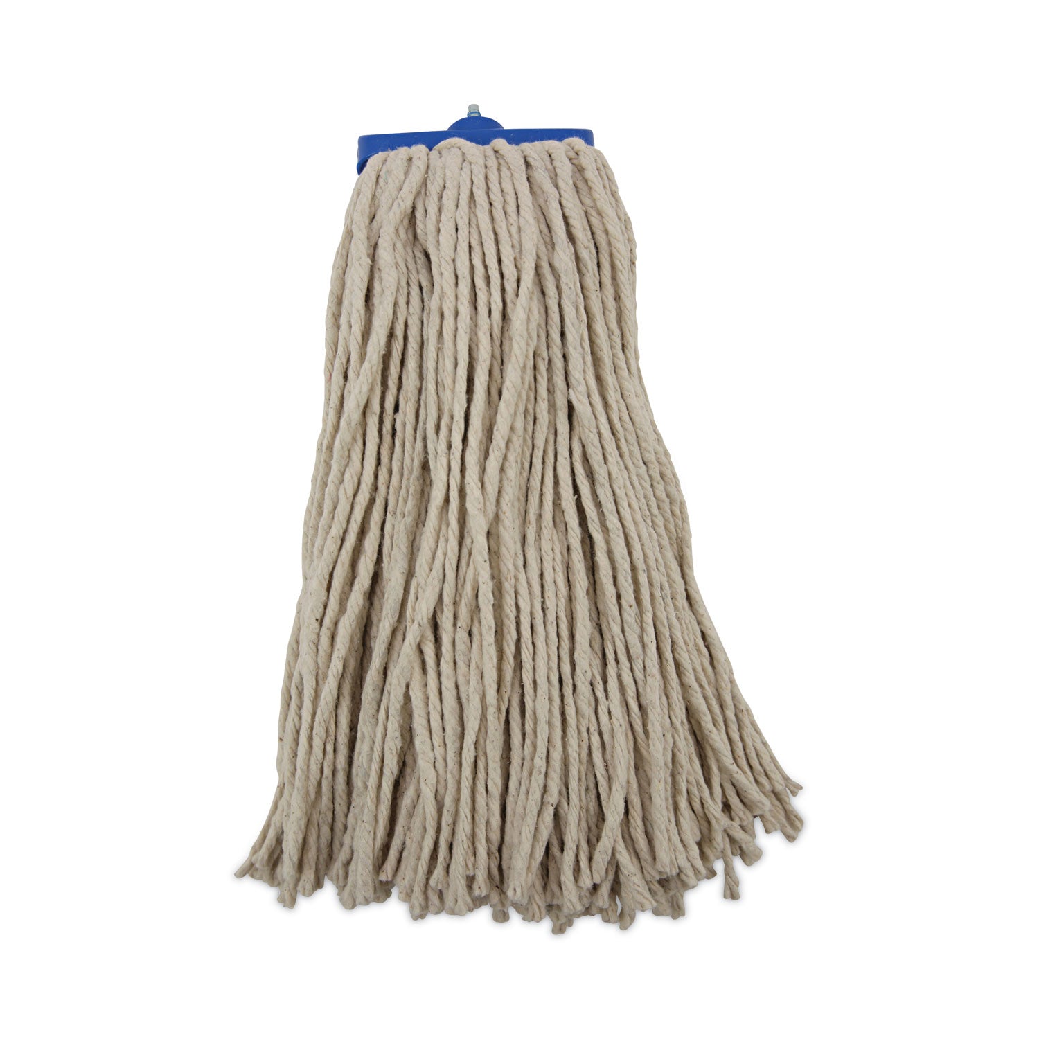 Cut-End Lie-Flat Wet Mop Head, Cotton, 16oz, White, 12/Carton - 