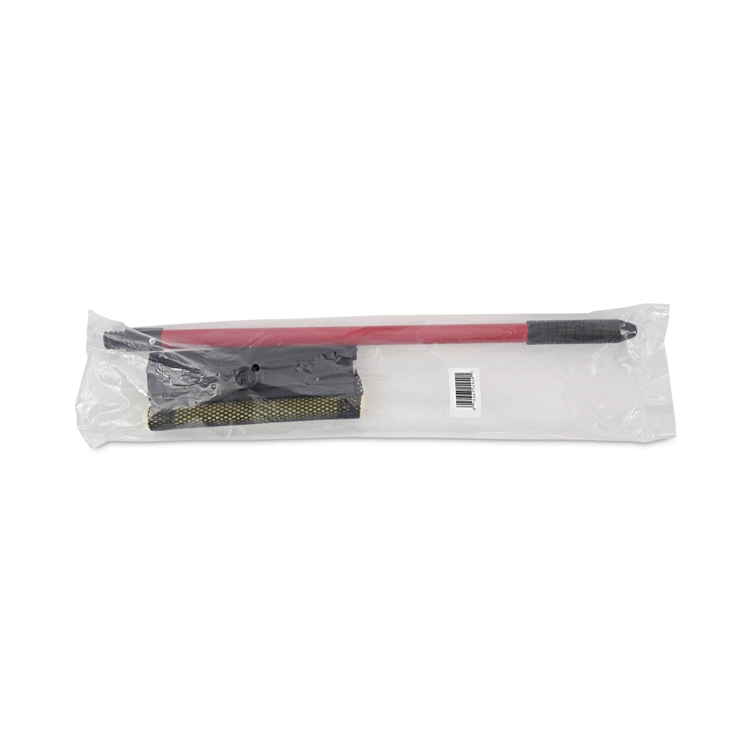 General-Duty Squeegee, 8" Wide Blade, Black/Red, 21" Handle - 