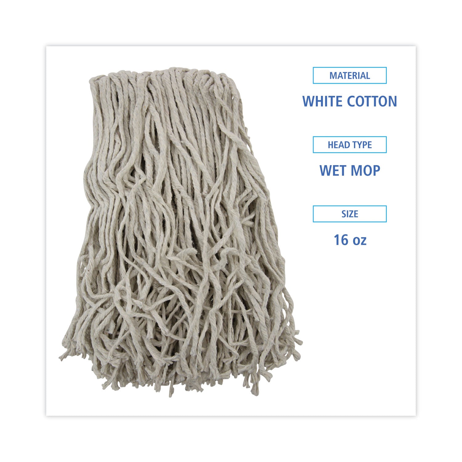 banded-mop-head-cotton-cut-end-white-16-oz-12-carton_bwkcm20016 - 2