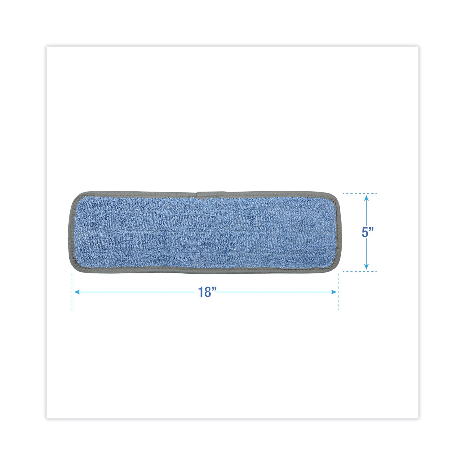 microfiber-mop-head-blue-18-x-5-split-microfiber-hook-and-loop-back-dozen_bwkmfm185bcfdz - 2