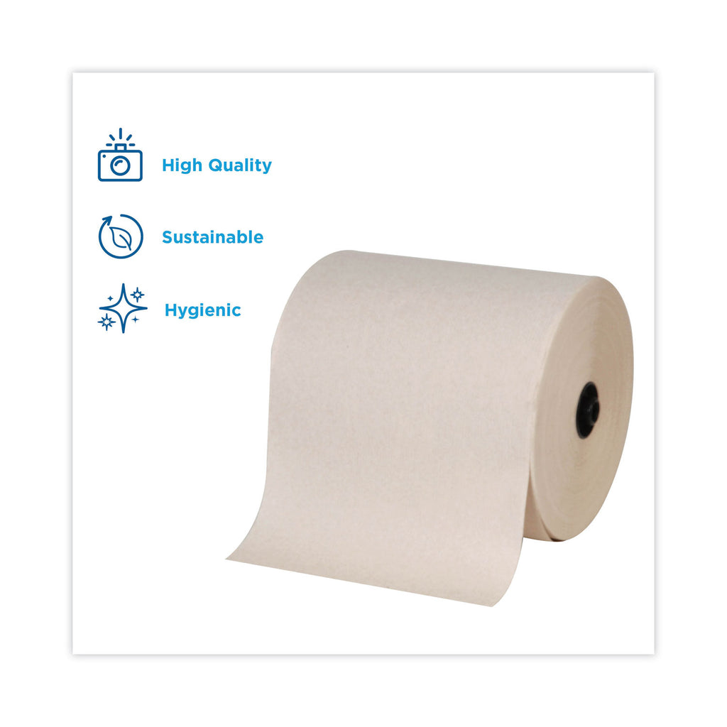 enMotion Flex Recycled Paper Towel Rolls - 550 Sheets/Roll - Brown - For Hand - 6 Rolls Per Case - 6 / Carton