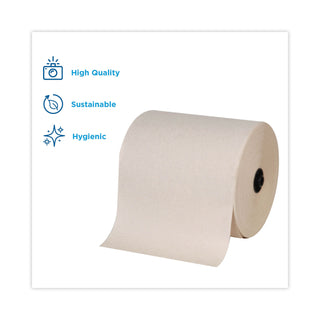 enMotion Flex Recycled Paper Towel Rolls - 550 Sheets/Roll - Brown - For Hand - 6 Rolls Per Case - 6 / Carton