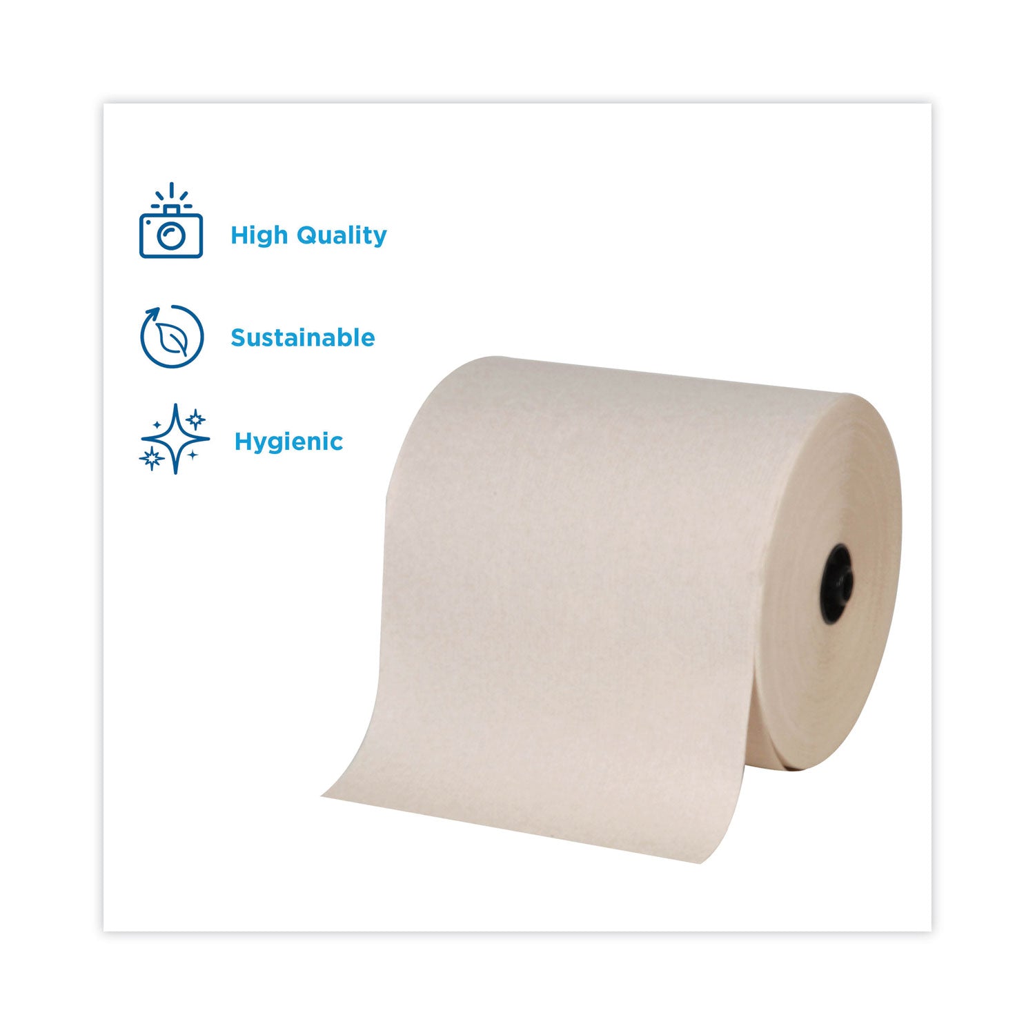 enMotion Flex Recycled Paper Towel Rolls - 550 Sheets/Roll - Brown - For Hand - 6 Rolls Per Case - 6 / Carton