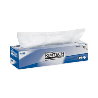 Kimwipes Delicate Task Wipers, 3-Ply, 11.8 x 11.8, Unscented, White, 100/Box, 15 Boxes/Carton - 