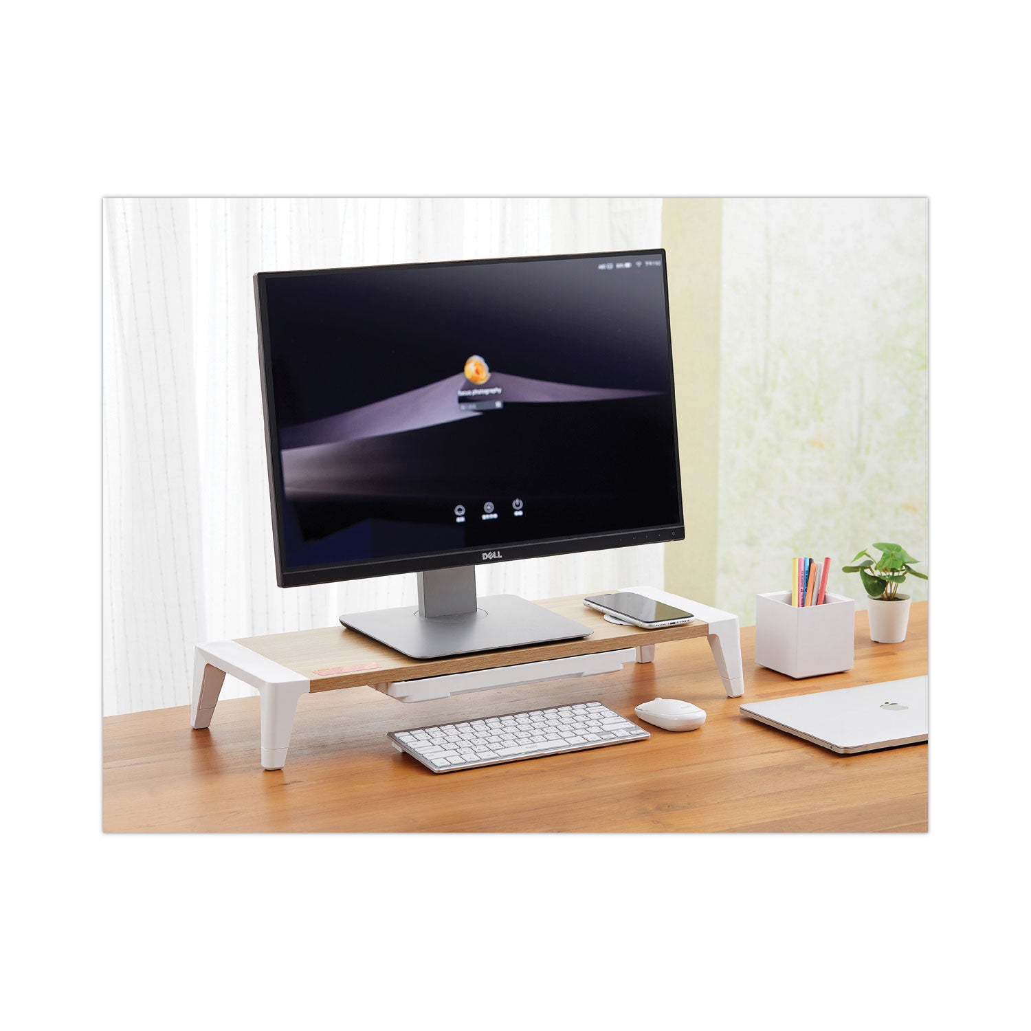 wooden-monitor-stand-with-wireless-charging-pad-98-x-2677-x-413-white_bosstnd2408wh - 5
