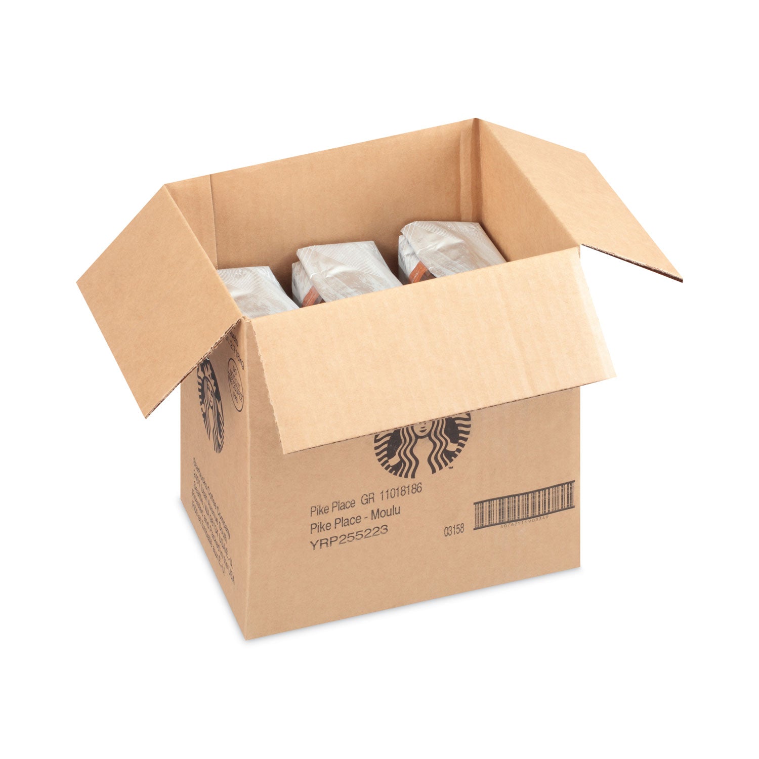 Coffee, Pike Place, 1 lb Bag, 6/Carton