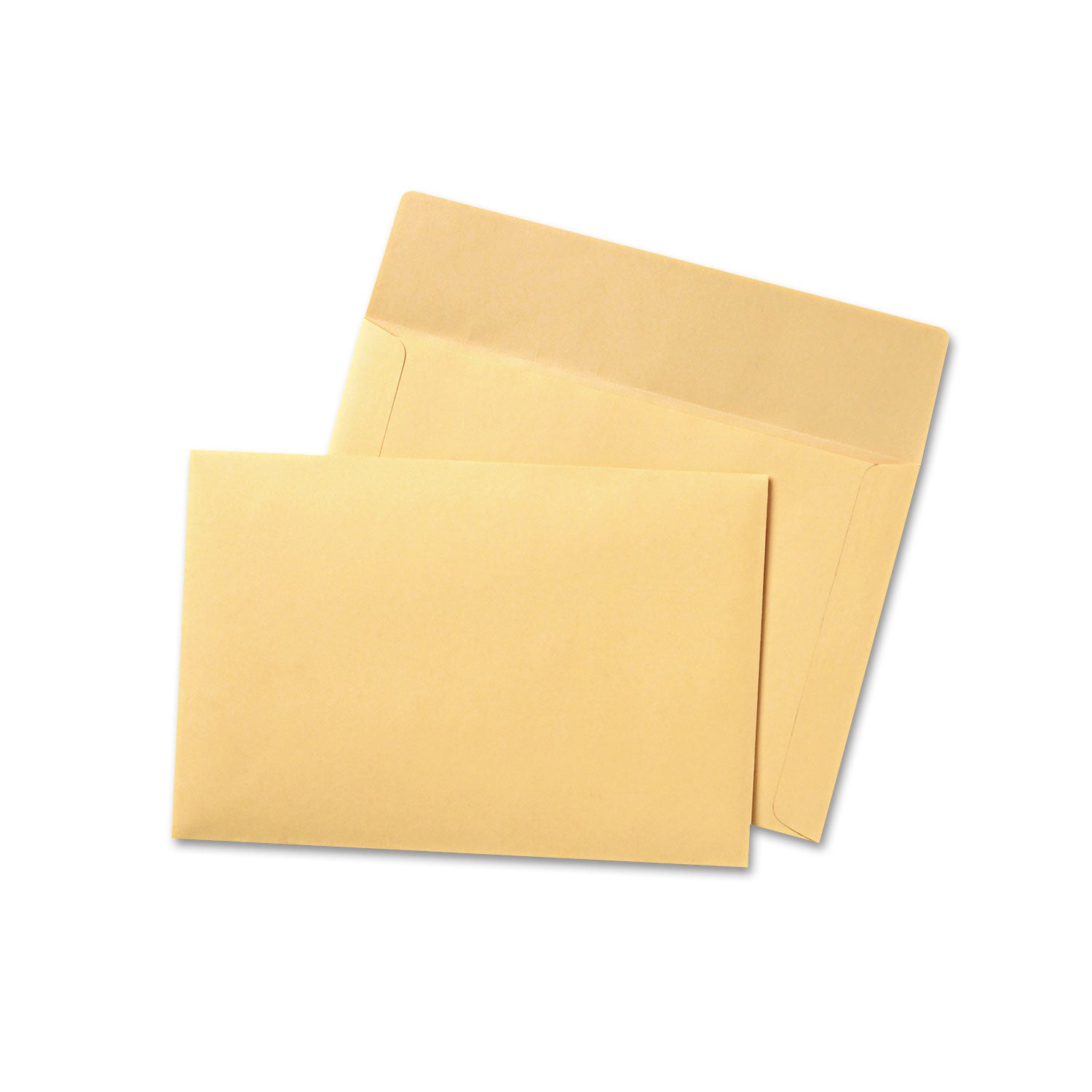 Filing Envelopes, Letter Size, Cameo Buff, 100/Box - 