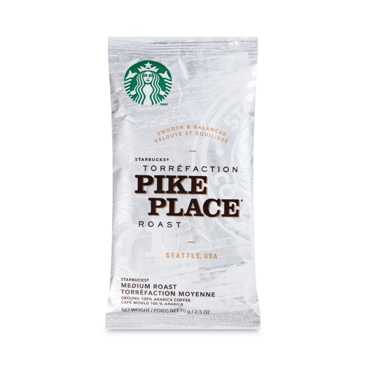 Coffee, Pike Place, 2.5oz, 18/Box