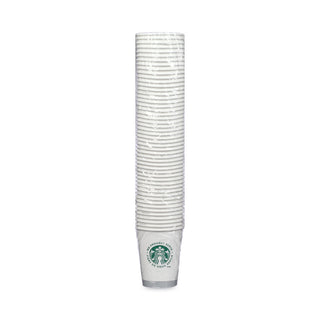 Hot Cups, 12 oz, White with Green Starbucks Logo, 1,000/Carton