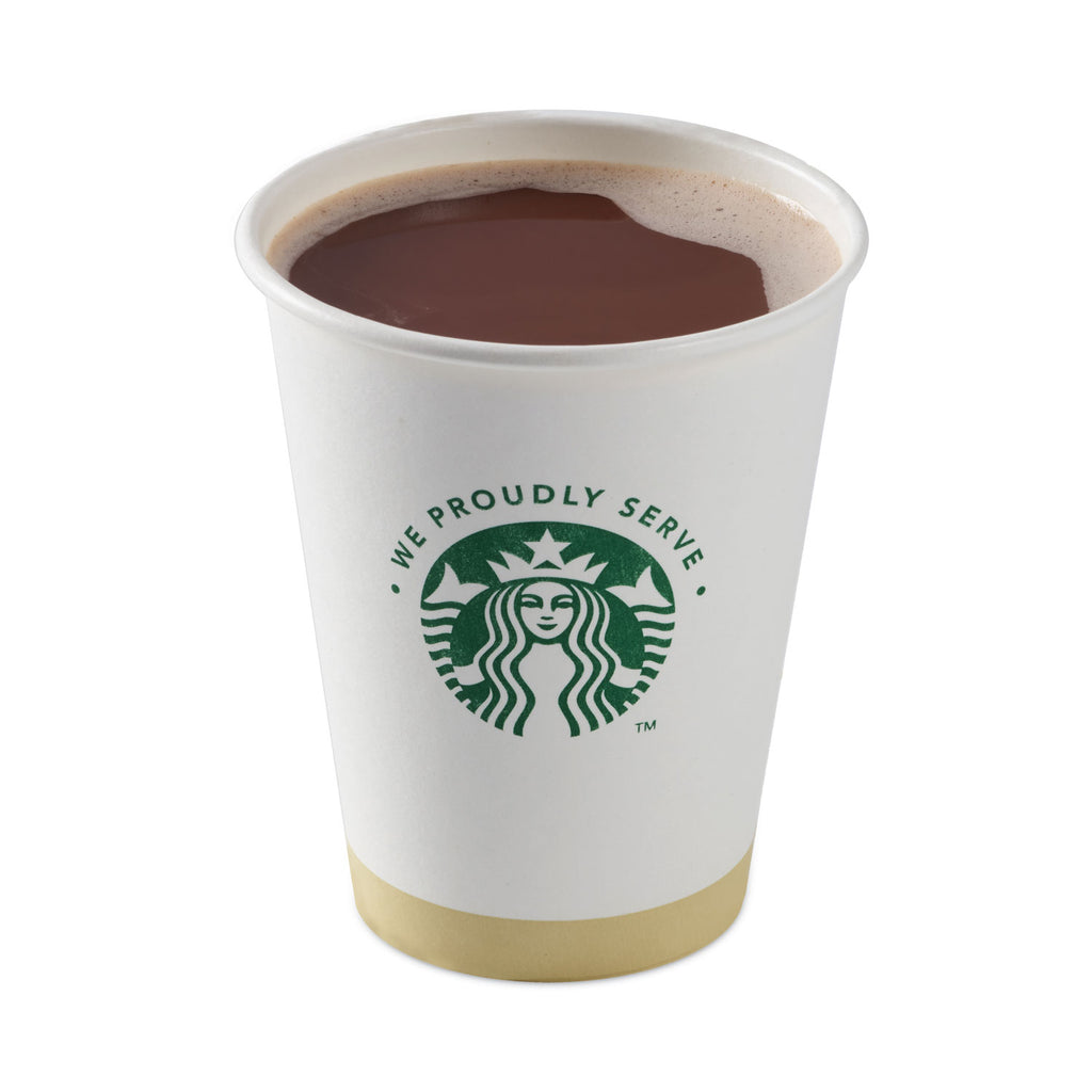 Hot Cups, 12 oz, White with Green Starbucks Logo, 1,000/Carton