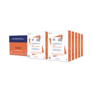 Fore Multipurpose Print Paper, 96 Bright, 20 lb, 8.5 x 11, White, 500 Sheets/Ream, 10 Reams/Carton, 40 Cartons/Pallet