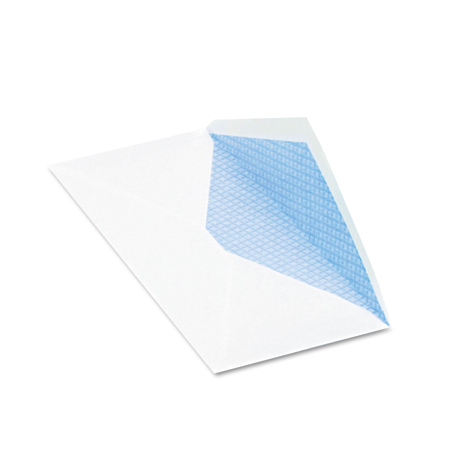 Security Tint Business Envelope, #10, Commercial Flap, Gummed Closure, 4.13 x 9.5, White, 500/Box - 