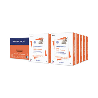 Fore Multipurpose Print Paper, 96 Bright, 24 lb Bond Weight, 8.5 x 11, White, 500 Sheets/Ream