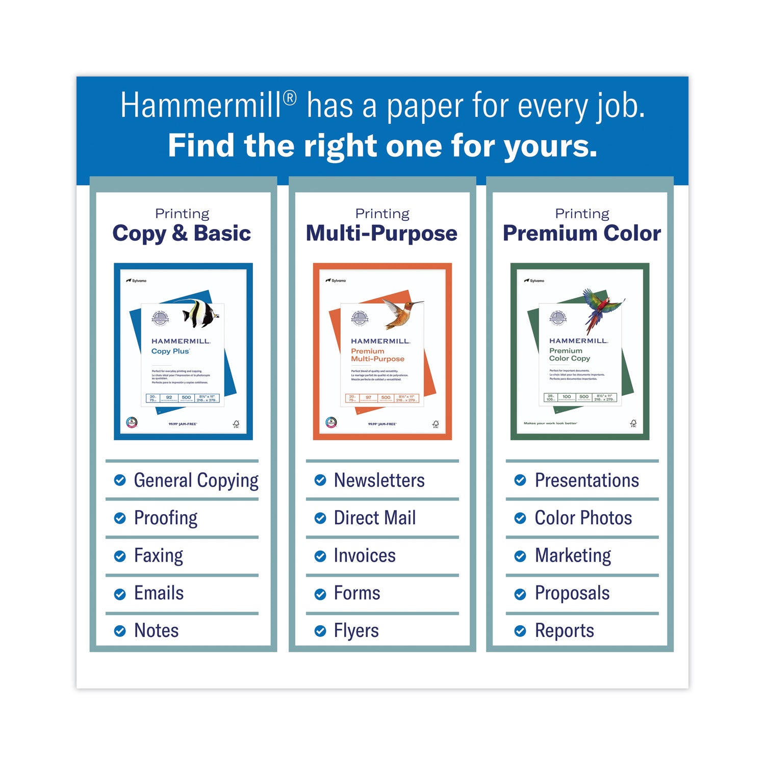 Copy Plus Print Paper, 92 Bright, 20 lb Bond Weight, 8.5 x 11, White, 500 Sheets/Ream, 10 Reams/Carton