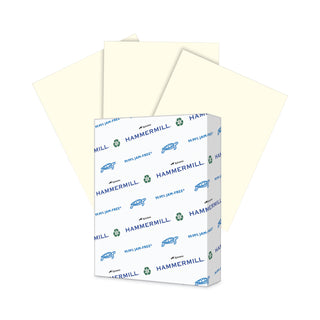 Colors Print Paper, 20 lb Bond Weight, 8.5 x 11, Cream, 500/Ream