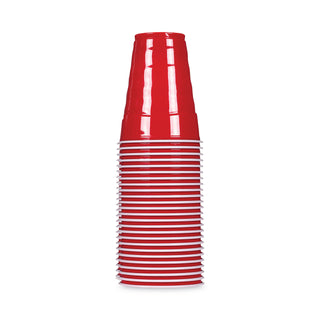 easy-grip-disposable-plastic-party-cups-18-oz-red-50-pack-8-packs-carton_rfpc21895 - 4