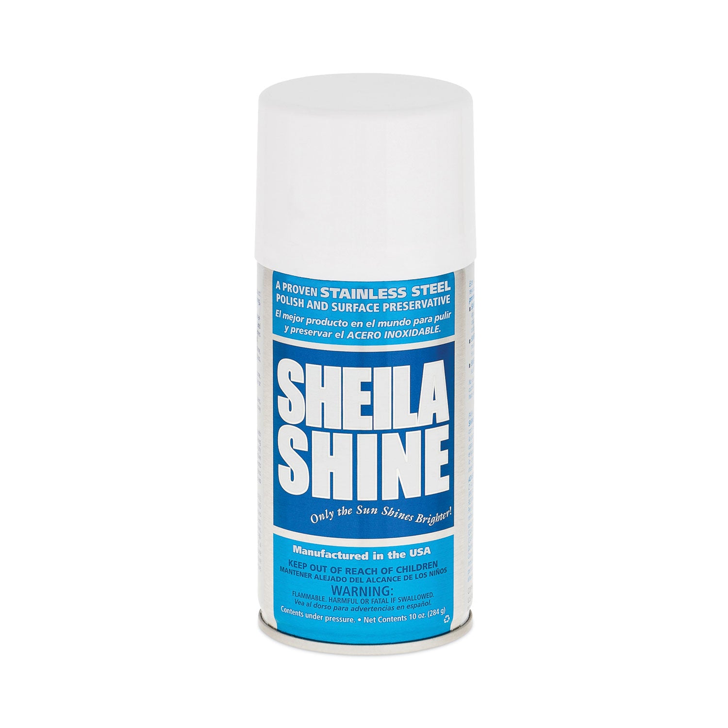 Stainless Steel Cleaner and Polish, 10 oz Aerosol Spray - 