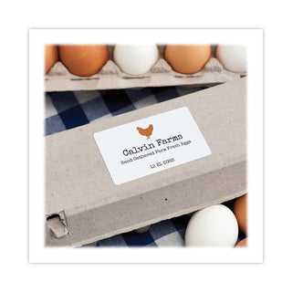 Shipping Labels with TrueBlock Technology, Laser Printers, 2.5 x 4, White, 8/Sheet, 100 Sheets/Pack