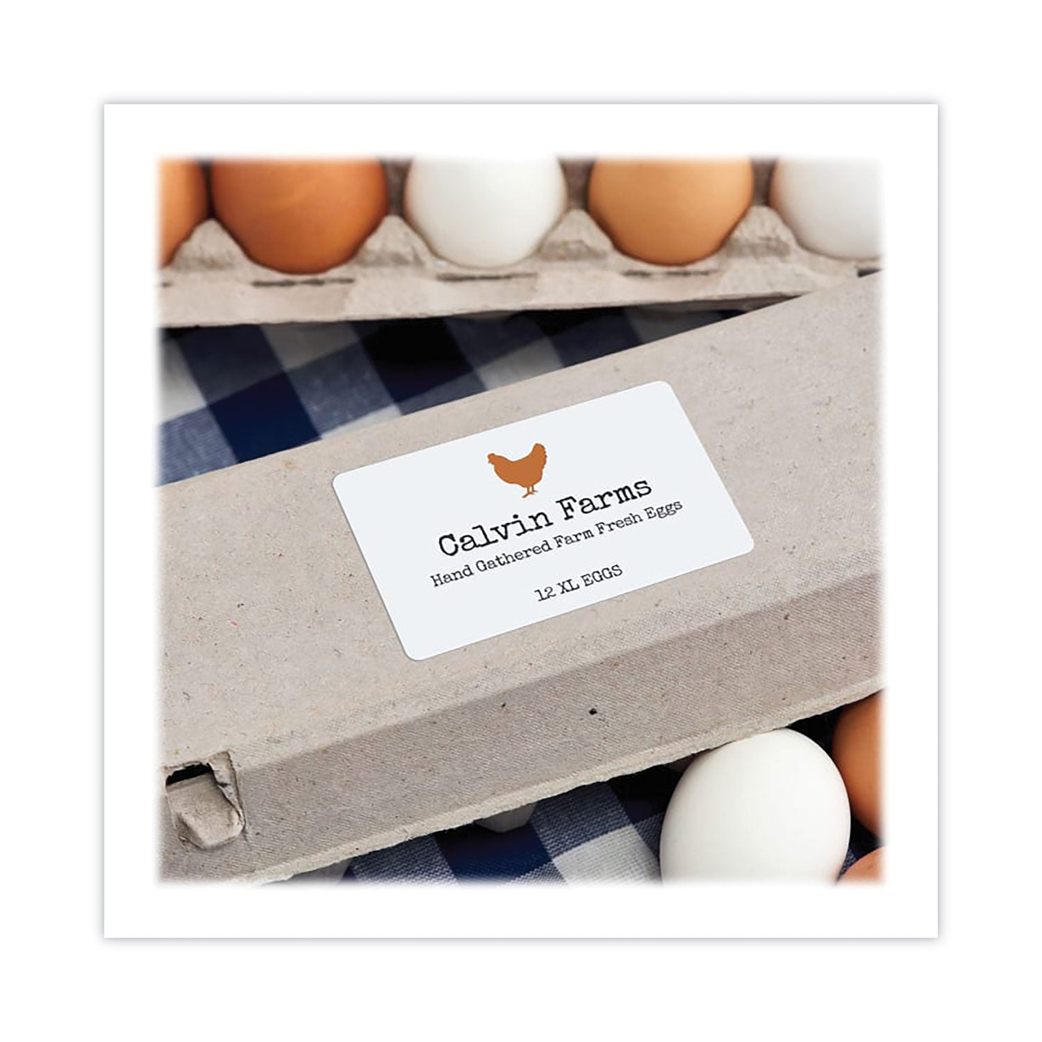 Shipping Labels with TrueBlock Technology, Laser Printers, 2.5 x 4, White, 8/Sheet, 100 Sheets/Pack