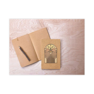 kraft-layflat-softcover-notebook-desert-bloom-artwork-medium-college-rule-desert-sand-multicolor-cover-72-8-x-5-sheets_dnkklc1166kl - 2
