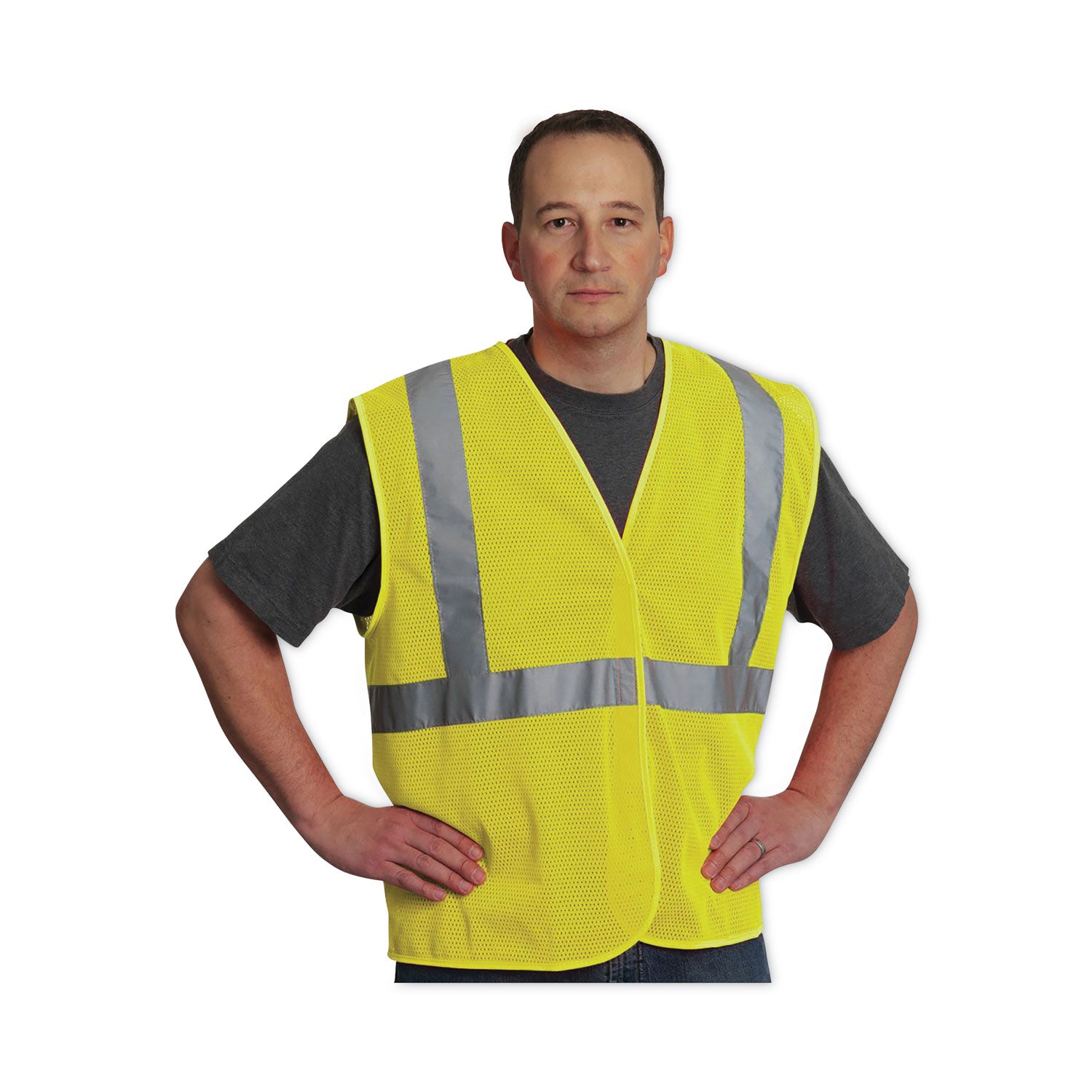 ansi-class-2-four-pocket-zipper-safety-vest-polyester-mesh-3x-large-hi-viz-lime-yellow_pid302mvgz4ply3 - 3