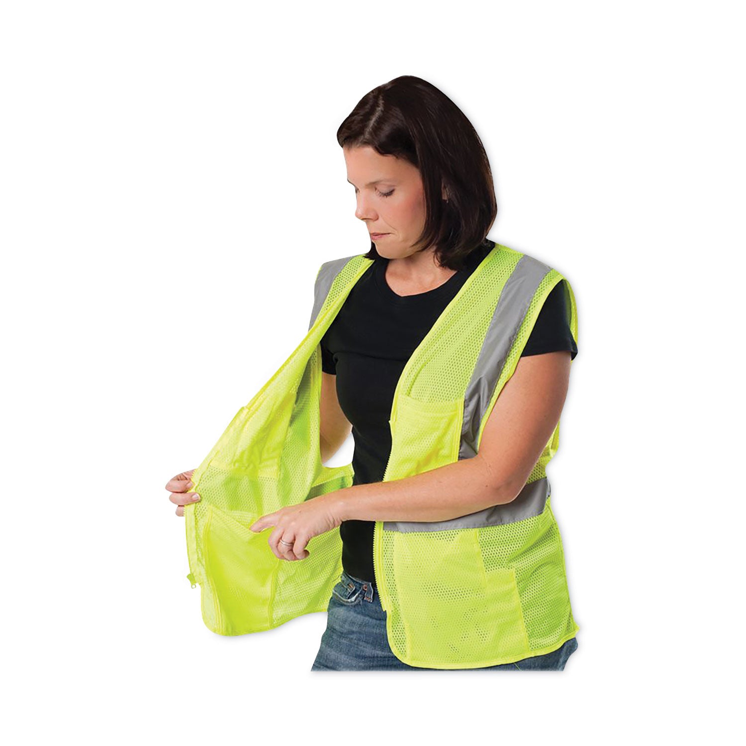 ansi-class-2-four-pocket-zipper-safety-vest-polyester-mesh-3x-large-hi-viz-lime-yellow_pid302mvgz4ply3 - 6