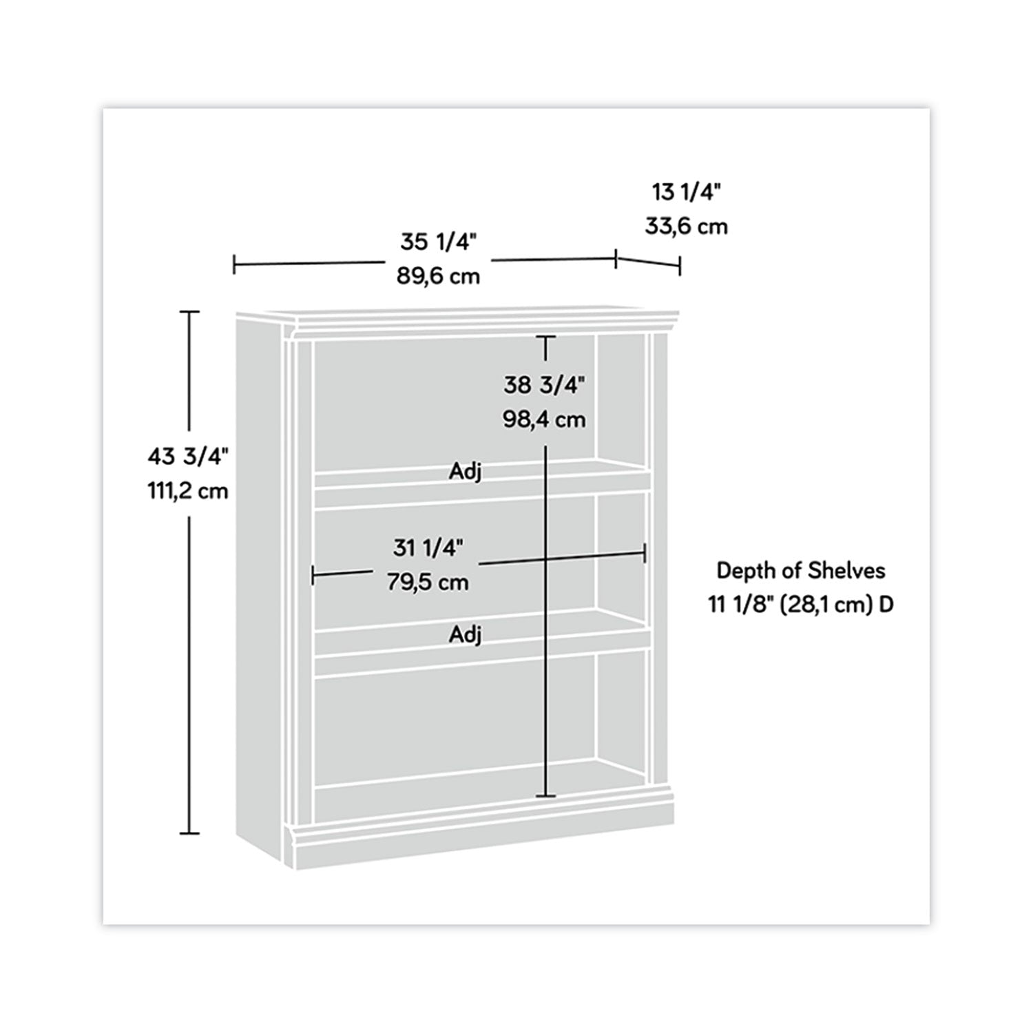 select-collection-bookcase-three-shelf-3537w-x-1322d-x-6976h-estate-black_swc420175 - 3
